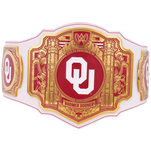 Oklahoma Sooners Championship Belt Customizable Wrestling Belt High Quality Collectible Sports Title Belt for Fans - Product Image 2