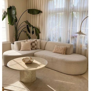 Natural <b>Wood</b> Frame Vietnam Origin 1 year Warranty Wide 210 x Deep 150 cm Minimalism Design Style L Shape <b>Sofa</b> - Product Image 2