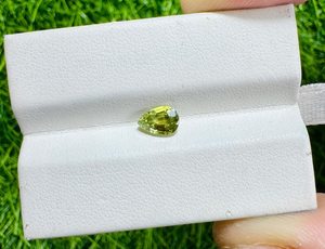 Piedras preciosas de zafiro verde natural sueltas para la fabricación de joyas, anillos, colgantes, pendientes, piedra verde de alta calidad - Product Image 4