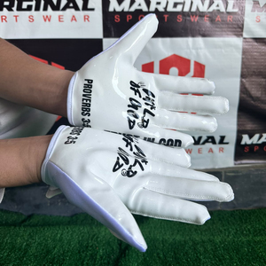 Guantes de Fútbol Americano Unisex Personalizados de Alta Calidad, Antibacterianos, Último Modelo de Ropa Deportiva, Guantes de Fútbol Americano Unisex con Logotipo Personalizado - Product Image 2