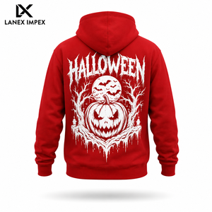 Wholesale Halloween <b>Zip</b> Up Hoodie Custom Printed Full Zipper <b>Hooded</b> Sweatshirt Jacket with Ghost Pumpkin Bat Witch Graphic Logo - Product Image 3