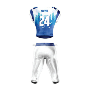 Professional American Football Uniform Custom Team Design Durable Material Mesh Fabric Quick Dry OEM ODM Manufacturer - Product Image 2