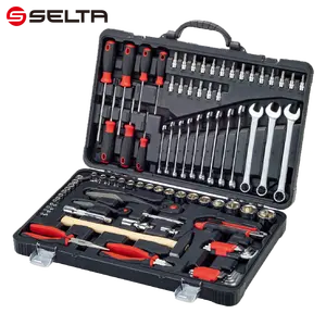 SELTA-conjunto de herramientas mecánicas, fabricante y proveedor, 95 piezas, juego de enchufes y herramientas manuales