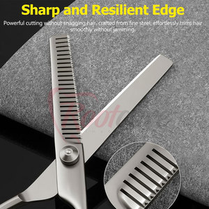 Durable Hair Thinning <strong>Scissors</strong> Strong Steel <strong>Body</strong> Hair Thinning <strong>Scissors</strong> Long Lasting Cutting Performance - Product Image 3