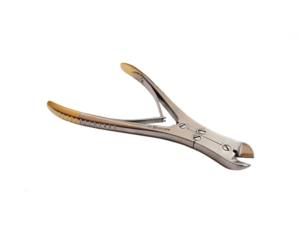 Cortador de Placas Óseas Ortopédicas Quirúrgicas Premium con Mango Dorado e Insertos de Carburo de Tungsteno (TC) de Alto Rendimiento - Product Image 3