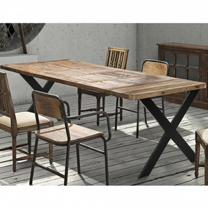 Patas de Mesa Cuadradas de Metal para Comedor, Diseño de Mediados de Siglo, Resistentes, Fácil Instalación, para Hogar y Oficina, OEM/ODM Vietnam, EDPTBL000 - Product Image 1