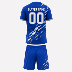 เสื้อฟุตบอลพิมพ์โลโก้ทีมตามสั่ง ผ้าโพลีเอสเตอร์รีไซเคิล ระบายอากาศได้ดี แผงหลังเป็นตาข่าย ซับเหงื่อ สำหรับผู้ใหญ่ทุกเพศ - Product Image 4