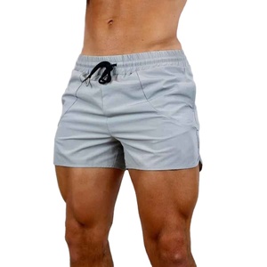 Bañadores sólidos Ropa para correr Bóxer para hombre Cordón de secado rápido Deportes Pantalones cortos para correr Entrenamiento Poliéster Activewear Shorts - Product Image 1
