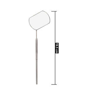 Precision Gold-Plated <b>Lighted</b> Eyelash Extension Mirror Handheld Stainless Steel Beauty Inspection Tool for Professional Makeup - Product Image 4
