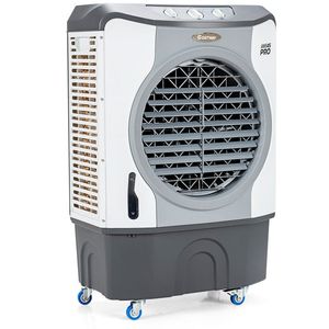 Ventilatore Raffreddatore d'Aria Evaporativo Industriale 4 in 1 con Serbatoio da 12 Galloni e Ruote - Product Image 1