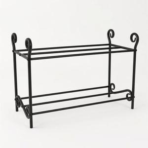 Wooden <b>Shoe</b> Rack Organizer For Living Room <b>Storage</b> With Decorative Pattern And Stable Base <b>Shoe</b> Rack Footwear - Product Image 4