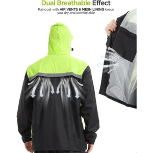 Vêtements de travail unisexes réfléchissants et fluorescents en maille polyester, antistatiques, respirants, haute visibilité, avec service OEM - Product Image 2