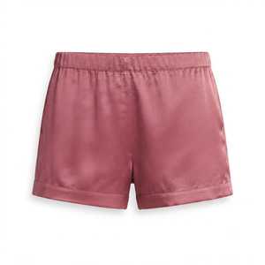 Ensemble de vêtements de nuit en satin de soie respirant pour femmes, avec chemise à manches courtes et short assorti, pyjama deux pièces - Product Image 4
