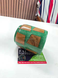Quemador de incienso árabe OEM de diseño personalizado, juego de bandeja Mubkhar, quemador de Bakhoor de madera - Product Image 4