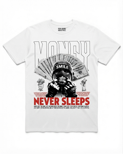 Camiseta de Alta Calidad para Hombre, Talla Grande, 100% Algodón Jersey, Corte Holgado Informal, con Estampado de Letras, 300g, Transpirable, Manga Corta - Product Image 3