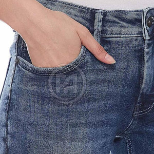 Último Diseño, Servicio OEM, Pantalones Vaqueros para Mujer, Cómodos, Transpirables, de Primera Calidad - Product Image 6