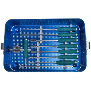Kit d'instruments professionnels pour cage cervicale en PEEK, en acier inoxydable, réutilisable, pour chirurgie de la colonne vertébrale, instruments orthopédiques pour cage cervicale en PEEK - Product Image 3