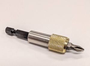 Conector de Brocas de Cambio Rápido RALTER OEM DIY, Vástago Hexagonal de 1/4 de Pulgada, Acabado Arenado, Mango de Anillo de Acero, Modelo AC38-60 - Product Image 2