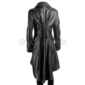 Chaqueta de Cuero para Mujer, Modelo 2026, Elegante, de Alta Calidad, Piel de Oveja Tejida, Cuello Alto, Impermeable, Ecológica, para Invierno - Product Image 4