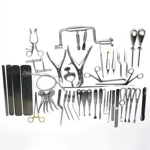 PISSCO Craniotomy Surgical <b>Instrument</b> Set Neurosurgery <b>Instrument</b> Set 60 Pcs Brain Surgery <b>Instruments</b> Kit Stainless Steel - Product Image 6