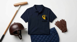 Polo de Manga Corta Azul Marino para Hombre con Bordado de Logotipo Personalizado, Cuello Clásico, Cierre de Botones y Personalización Corporativa - Product Image 3