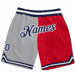 Shorts de basket-ball en maille personnalisés pour l'été, taille élastique, respirants, pour hommes, en promotion - Product Image 5
