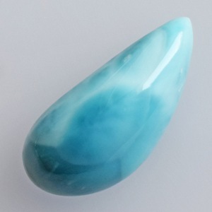 Larimar Azul de Alta Calidad 2026: Cabujones Naturales Únicos con Corte de Pera, Gemas Sueltas de Tamaños Variados para la Fabricación de Joyas - Product Image 1