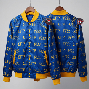 Sigma Gamma Rho Sorors Broderie Track Femmes Vestes | SGR Sorority Brodé Dames Style Personnalisé Twill veste - Product Image 3