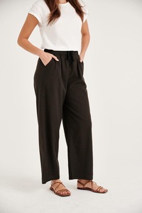 Bmama Plus Size <b>Linen</b> <b>Wide</b> <b>Leg</b> Pants Women's Lightweight Breathable Summer Dirt-Repelling Everyday <b>Trousers</b> - Product Image 6