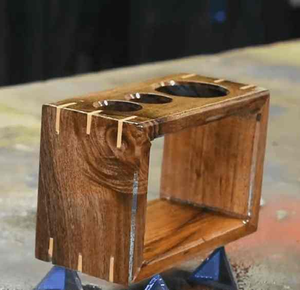 Best Finish Wooden Toothbrush and <b>Toothpaste</b> <b>Holder</b> Bathroom Accessory Customizable <b>Holder</b> for Bath Storage - Product Image 5