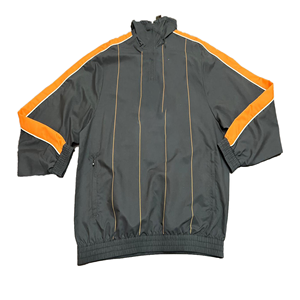 Veste de sport coupe-vent pour homme, couleur unie, col zippé, manches régulières, polyester, style sportif, pour l'automne - Product Image 4