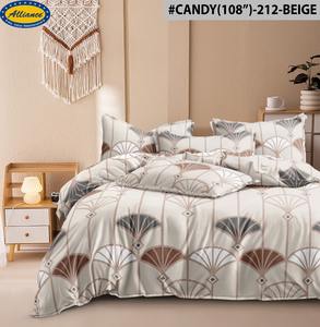 Ensemble de draps de luxe imprimés pour hôtel, taille King, en microfibre 400TC, toutes saisons, avec drap plat et drap-housse - Product Image 3