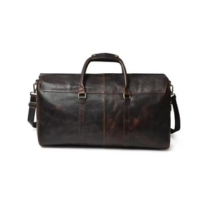 Bolsa de Viaje de Cuero Resistente al Agua, Estilo Vintage, de Gran Capacidad, para Fin de Semana, con Cierre, Marca OEM - Product Image 6