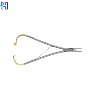 Porte-aiguille Mathieu, porte-aiguille chirurgical avec mors fins dentelés pour une manipulation précise des aiguilles à suture - Product Image 4
