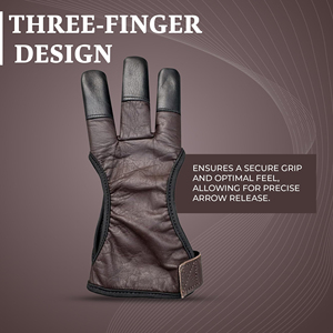อุปกรณ์ป้องกันมือสำหรับยิงธนูแบบยุทธวิธี สำหรับธนูรีเคิร์ฟ ใช้สำหรับฝึกเล็ง เป้าหมาย ทำจากวัสดุหนังสังเคราะห์ ทนทานต่อการสึกหรอ มีหลายขนาดให้เลือก - Product Image 3