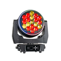 Projecteur LED motorisé 19x40W 4-en-1 RGBW avec zoom, IP20 Ra90, contrôle DMX512/sonore pour scène
