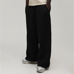 Pantalon de jogging ample pour homme en polyester et coton, coupe décontractée, style streetwear, conception personnalisée, fabricant OEM - Product Image 1