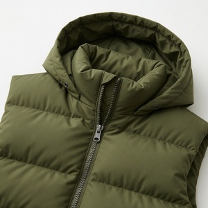 Gilet matelassé sans manches pour homme, avec fermeture éclair, col montant, pour la course à pied, la randonnée et les activités de plein air - Product Image 5