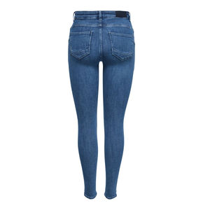 Wholesale Custom <b>Women's</b> High Waist <b>Stretch</b> Denim Pants Solid Color Skinny <b>Jeans</b> Cotton Boyfriend Fit Casual Style OEM - Product Image 3