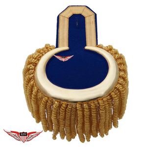 KEW - Epaulettes de Hombro de Alta Calidad Personalizables con Hilo Metálico, Accesorio Elegante Vintage Ecológico - Product Image 1
