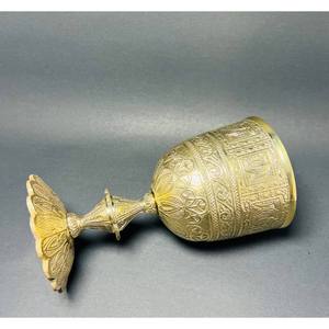 New Solid Brass Wine Goblet Royal Wine Cup Handmade Goblet Medieval Decor Gothic Chalice <b>Drinkware</b> Leak proof Elegent - Product Image 3