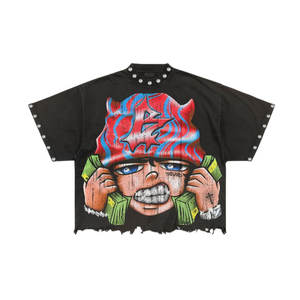 Conjunto de Shorts de Verano Divertidos con Estampado Gráfico de Dibujos Animados para Mujer, Estampado Floral Metalizado, Ligeros y Suaves - Product Image 2