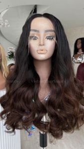 Prix de gros pour extensions de cheveux humains vierges vietnamiens, sans nœuds ni perte, perruques à frange ondulée, cheveux Remy - Product Image 6