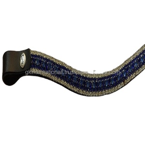 Equine Bling หนังคิ้วคริสตัล5แถวสีคริสตัลสีดำสายหนังคิ้วพร้อมคริสตัลเน้นเต็ม - Product Image 1