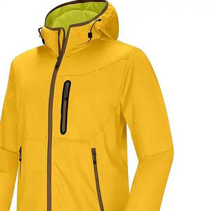 Veste softshell personnalisable avec logo pour homme, vêtement de protection pour la randonnée, le trekking et les aventures quotidiennes, couleur unie. - Product Image 6