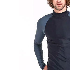 Custom Printed <b>Athletic</b> Rash Guard for Men Long Sleeve UV Protection Quick Dry Sports Shirt Supplier - Product Image 5