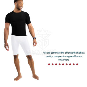 Shorts de compression sur mesure en gros, tissu respirant à séchage rapide, prix abordable, shorts de compression pour hommes - Product Image 5