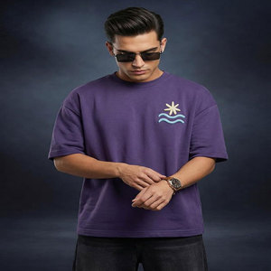 เสื้อยืดแขนสั้นพิมพ์ลายดิจิตอลสำหรับผู้ชาย คอกลม ทรงปกติ ลำลอง ผ้าฝ้าย 100% - Product Image 1
