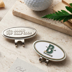 Marcador de Pelotas de Golf de Aleación de Zinc, Herramienta Magnética Personalizada a Prueba de Agua para Reparar Divots de Golf - Product Image 1