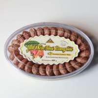 Noix de cajou salées torréfiées de qualité supérieure Dong Phu du Vietnam W180 400g Boîte cadeau ovale Qualité ISO export standard 12 mois